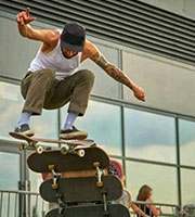 Skateboarding