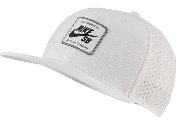 nike sb cap white