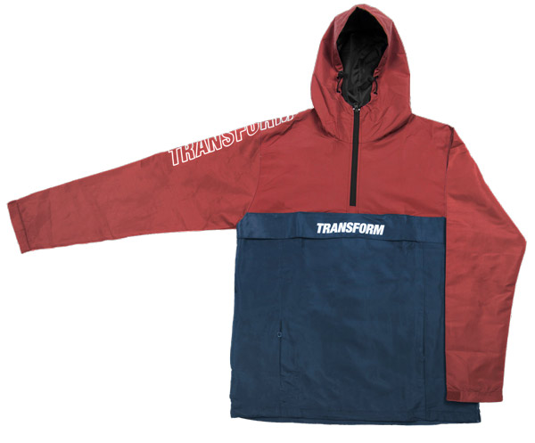 postkontor hærge Sind Transform The Fast Text Windbreaker - Red/Navy